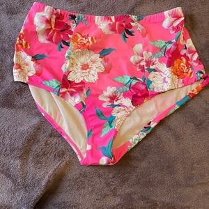 Bathing suit high waisted bottoms